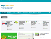 Tablet Screenshot of lightwordpress.com